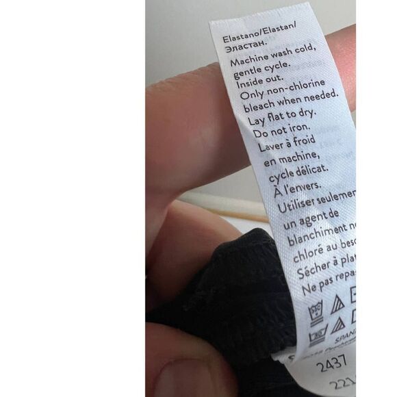 Spanx Black Faux Leather Leggings Sz. S - Picture 7 of 7